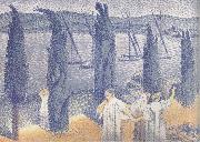 Henri Edmond Cross Promenade oil on canvas